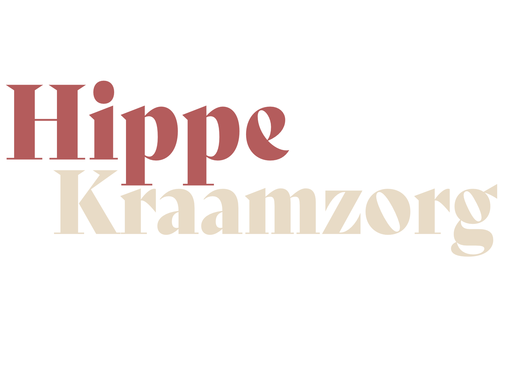 HippeKraamzorg Logo Rood en Wit